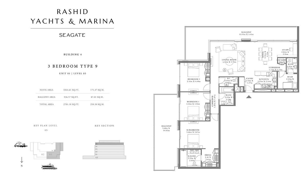 Type 9, Unit 01, Level 05 Building 4